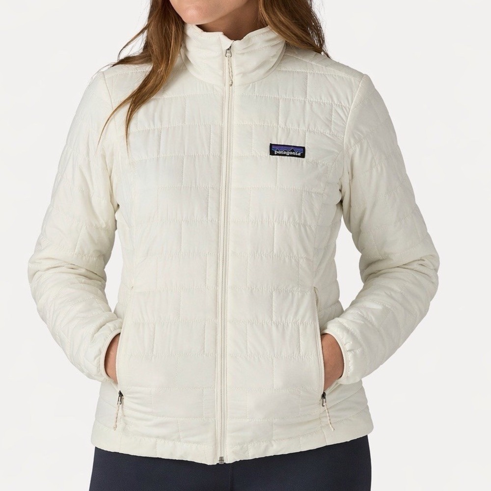 Patagonia Women's Nano Puff Insulated Jacket Birch White Small ($239 Retail) NWT